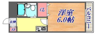 クレストJ塚口の物件間取画像